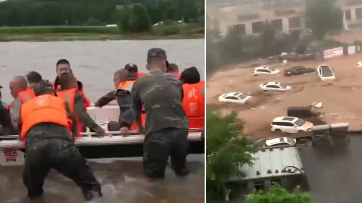 Çin'in başkenti Pekin'de sel: 33 ölü, 18 kayıp var! Binlerce ev yıkıldı