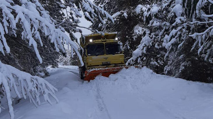 Kar nedeniyle kapanan 49 köy yolu açıldı