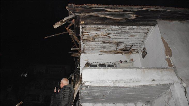 Kırıkkale'de 2 katlı metruk bina çöktü