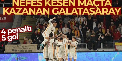 Nefes kesen maçta kazanan Galatasaray!