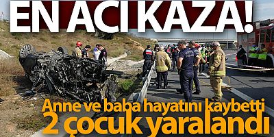 SON DAKİKA Pendik'te feci kaza: Anne ve baba hayatını kaybetti, 2 çocuk yaralandı