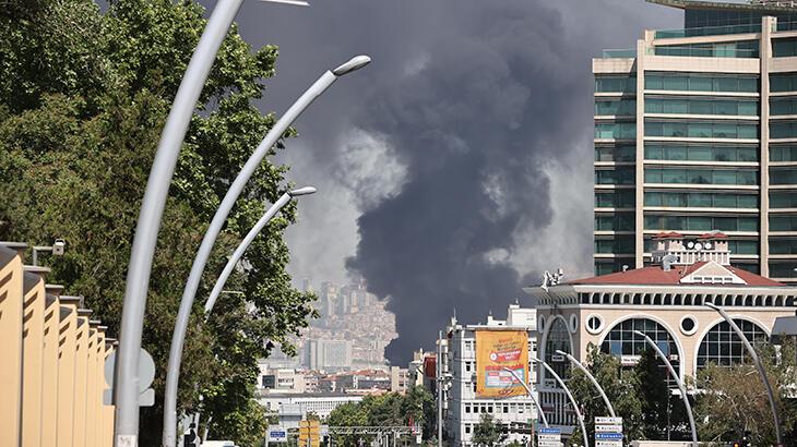 . Ankara'da korkutan yangın!