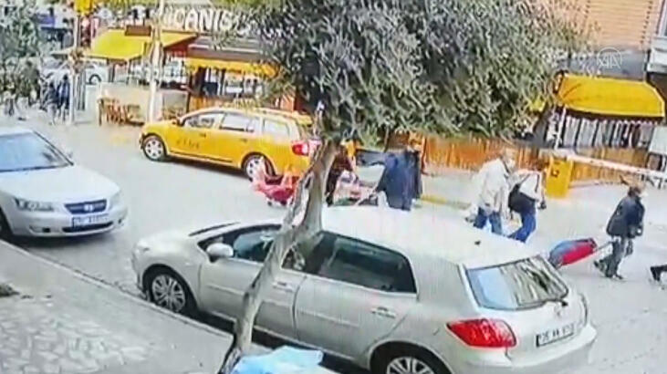 . İzmir'de kadın yolcu taksiyi kaçırdı, diğer taksiler kovaladı