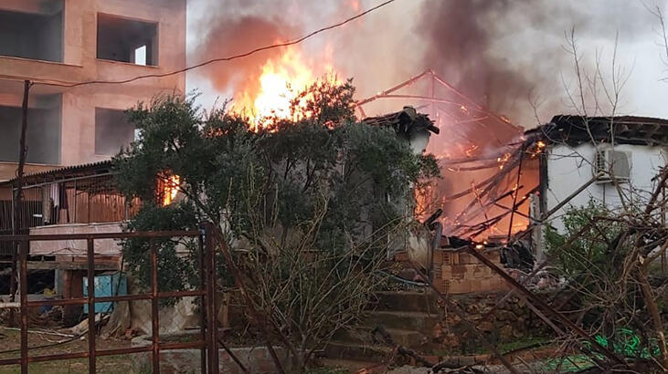  Alevlerden kaçamadı