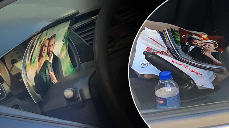  Eşiyle fotoğrafını hız göstergesine koyup tetiğe bastı!