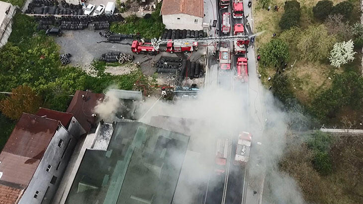  İstanbul'da korkutan yangın! Ekipler bölgede