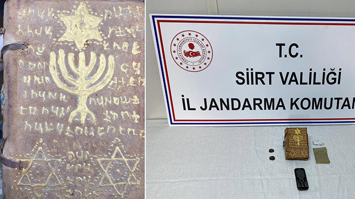  Siirt'te ele geçirildi! El yazması dini kitap...