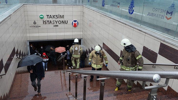  Taksim Metro İstasyonu'nda intihar girişimi! Seferler durduruldu