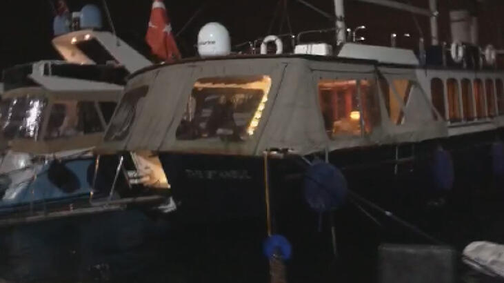  Tekneye çıkan polis şoke oldu