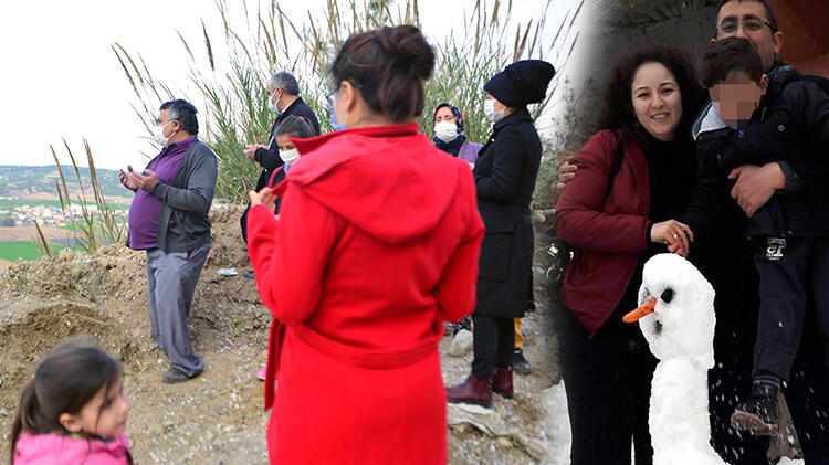  Yakınları cesedin atıldığı yerde dua ediyor