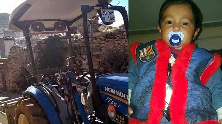 11 yaşındaki çocuğun kullandığı traktörden düşen 3 yaşındaki kardeşi öldü