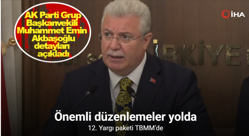12. Yargı paketi TBMM’de