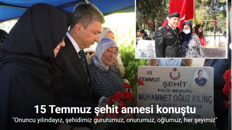 15 Temmuz şehidi annesi: 