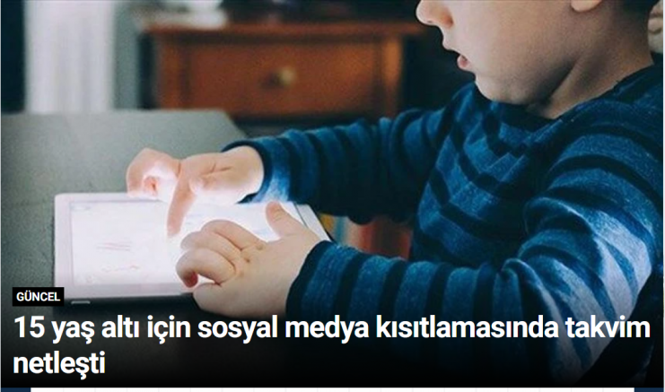 15 yaş altı için sosyal medya kısıtlamasında takvim netleşti