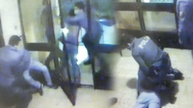 16 evi soydular, binadan çıkarken polise böyle yakalandılar!