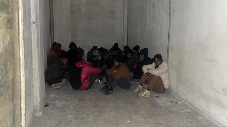 17 kaçak göçmen yakalandı