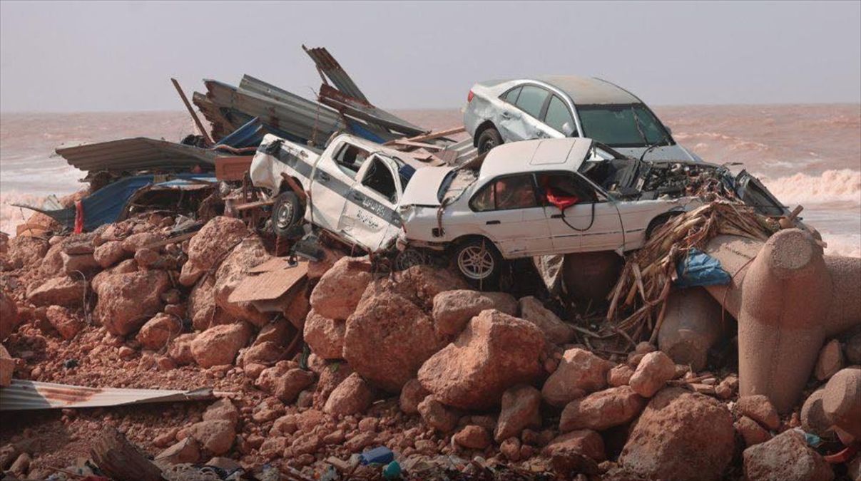 2 binden fazla can kaybı var! Kasırganın vurduğu Libya'nın son hali, felaketi gözler önüne seriyor