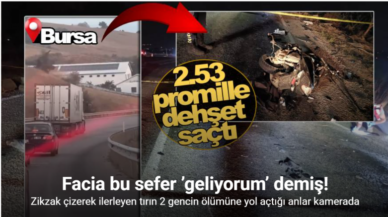 2 genç hayattan kopmuştu... Facia bu sefer ’geliyorum’ demiş..