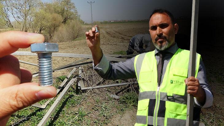 2 liralık civatayı çıkardı 500 bin liralık zarar yaptı