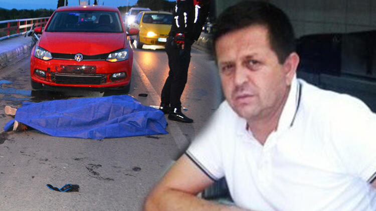 2 otomobile çarpışan motosikletli, feci şekilde can verdi!