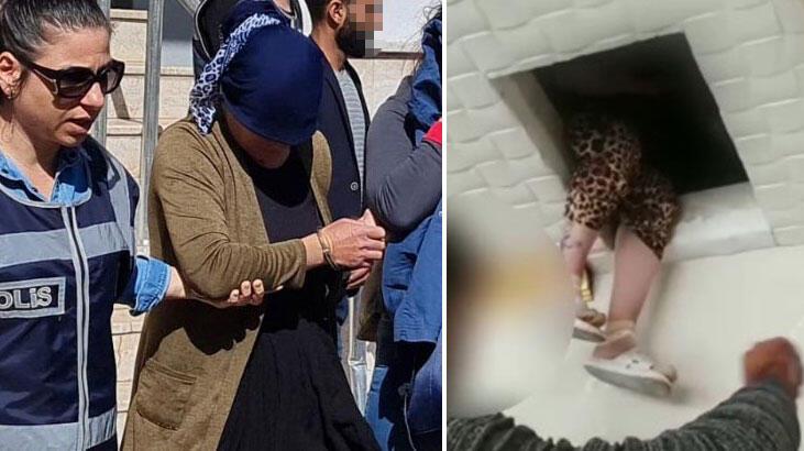 25 yıl hapisle aranan kadın, evin çatısında yakalandı