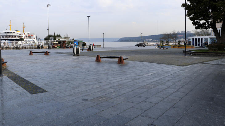 3 hafta sonra gelen yasakla cadde ve sokaklar boş kaldı