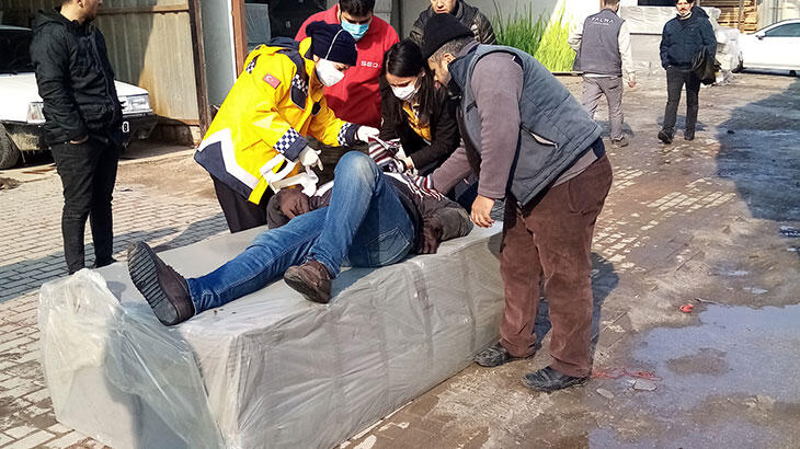 300 kiloluk sünger kalıbı üzerine düştü