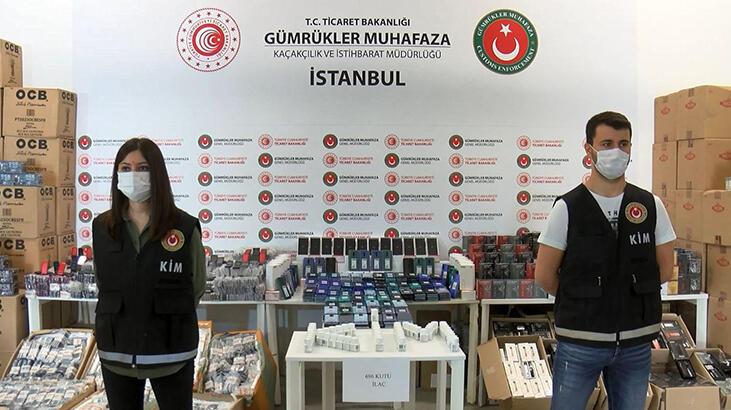 38 milyon liralık kaçak eşya operasyonu