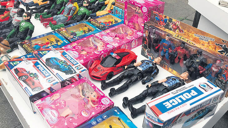 40 milyonluk kaçak oyuncak