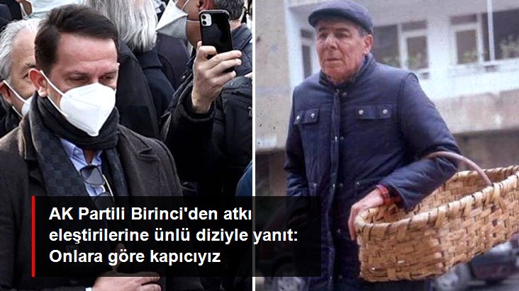 5 bin 300 liralık atkısı nedeniyle eleştirilen Birinci, Bizimkiler dizisini örnek gösterdi: Onlara göre kapıcıyız
