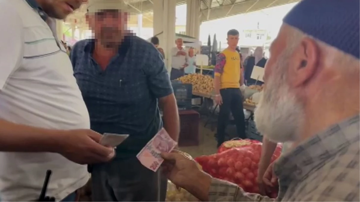 67 yaşındaki adam, pazarda sahte parayla alışveriş yaparken yakalandı