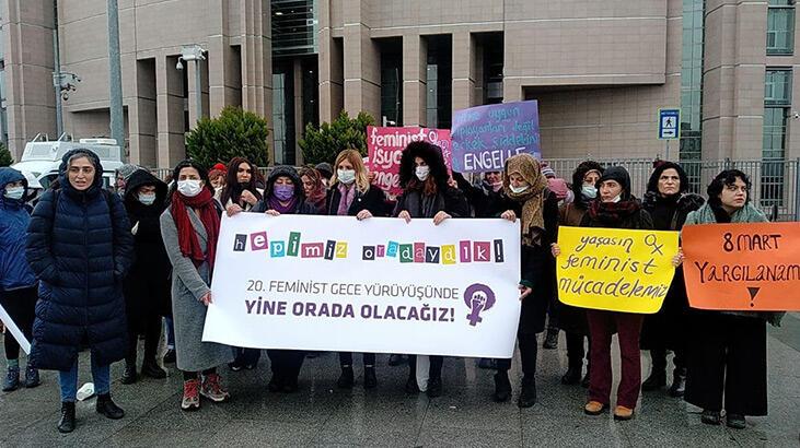 8 Mart Feminist Gece Yürüyüşü davası başladı