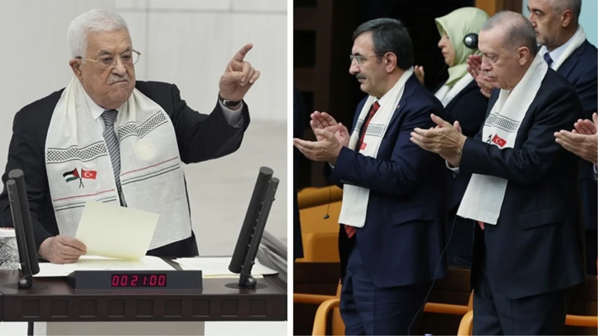 Abbas'ın tarihi konuşmasından yeni detaylar! Erdoğan, o ifadeyi duyar duymaz ayağa kalktı