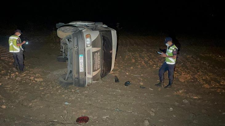 Acı haber geldi! Öğrenci servis minibüsü devrildi