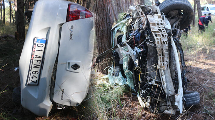 Adana'da hastaneye giden aile kaza yaptı: 3 yaralı