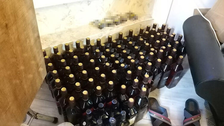 Adana’da sahte içki operasyonu!