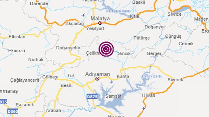 Adıyaman'da 4.3 büyüklüğünde deprem