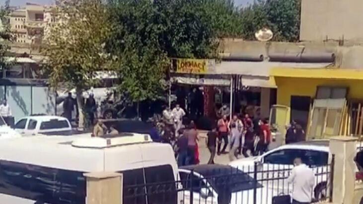 Adliye bahçesinde iki grup kavga etti