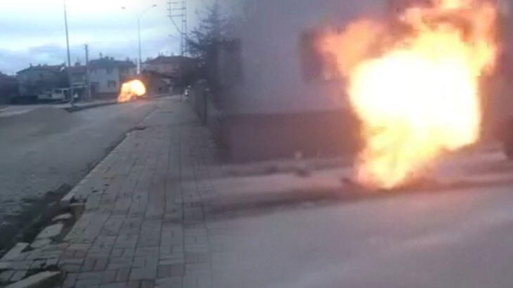 Afyon'da korku dolu anlar! Faciadan dönüldü