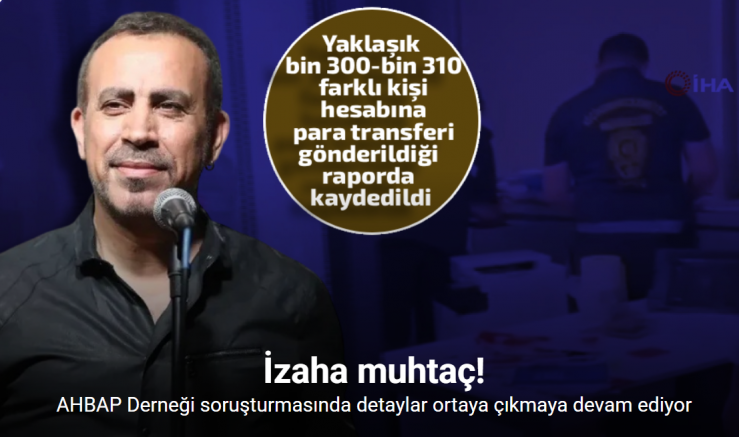 AHBAP Derneği soruşturmasında detaylar ortaya çıkmaya devam ediyor