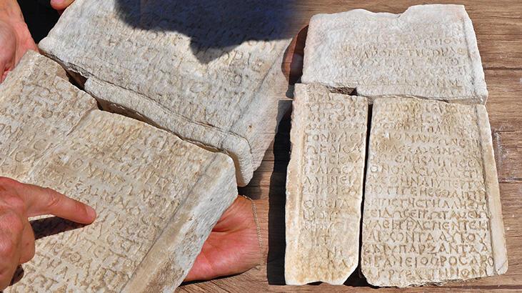 Aigai Antik Kenti'nde bulundu! 1800 yıllık yazıtın sırrı ortaya çıktı