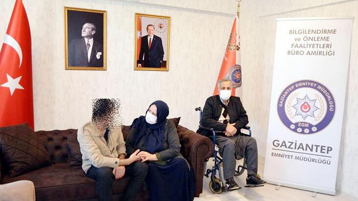Ailesiyle buluşturuldu