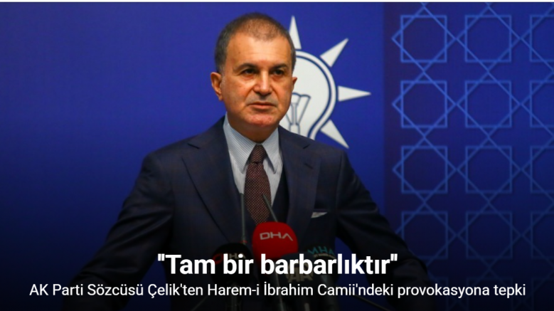 AK Parti Sözcüsü Çelik: 
