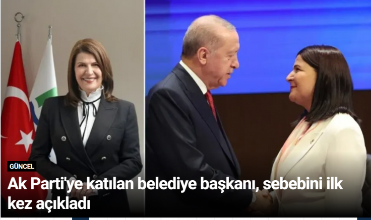 Ak Parti'ye katılan belediye başkanı, sebebini ilk kez açıkladı