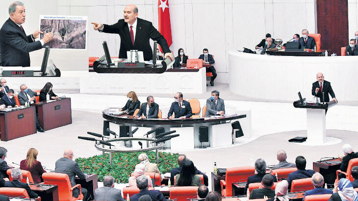 Akar ve Soylu Meclis’i bilgilendirdi! ‘Gara için beş ay hazırlık yapıldı’