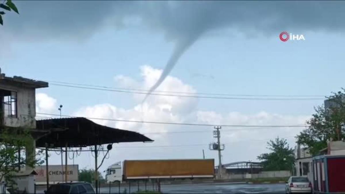 Akdeniz'de hortum çıktı