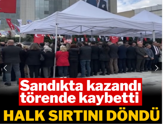 AKP'li Bayrampaşa Belediye Başkanvekili Akın'a 29 Ekim töreninde protesto