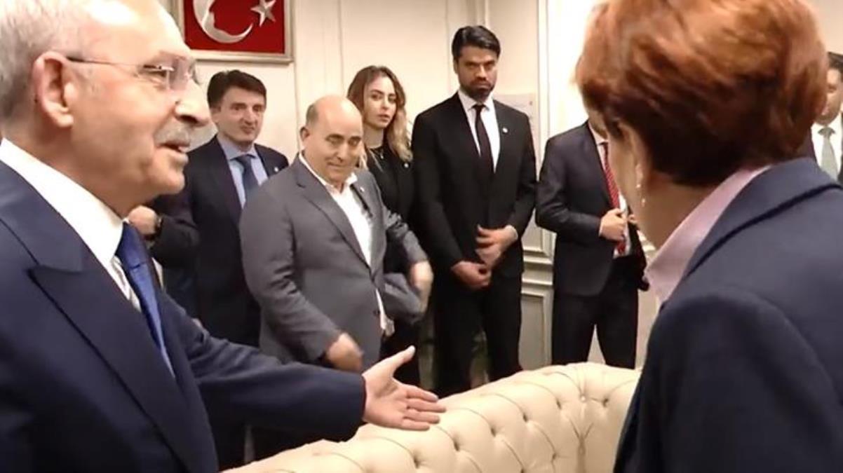 Akşener'in İYİ Parti'yi ziyaret eden Kılıçdaroğlu'na hitap şekli bomba: Cumhurbaşkanım, siz buyurun