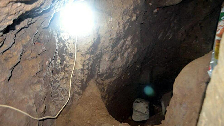 Alaşehir'de evin altında kaçak kazı yapan 7 kişiye suçüstü