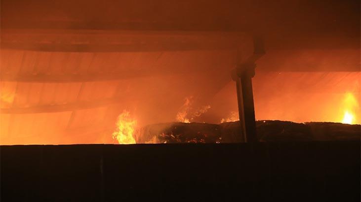 Alevler gökyüzünü aydınlattı! Büyük yangın